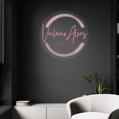 neon acrylic for Verlano Alves