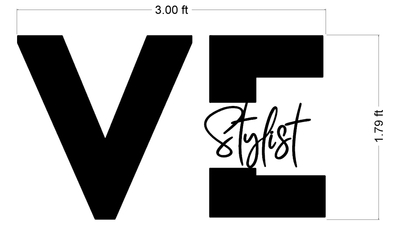 5MM Metal Letters Sign For Victory Edema