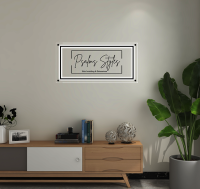 Neon Acrylic Sign For psalma