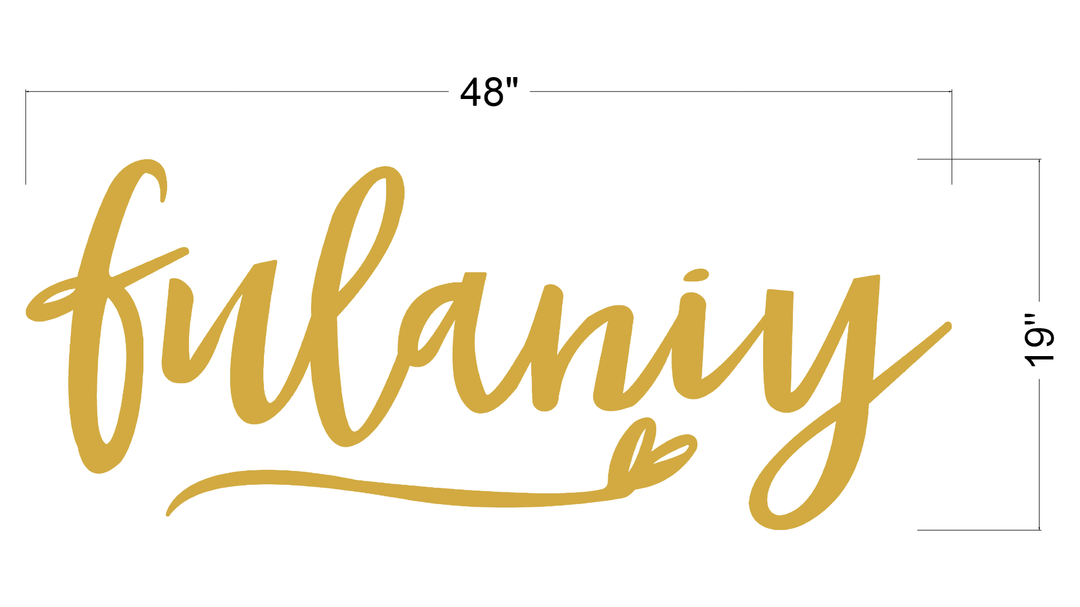 Business signage for Ashley NDakpri