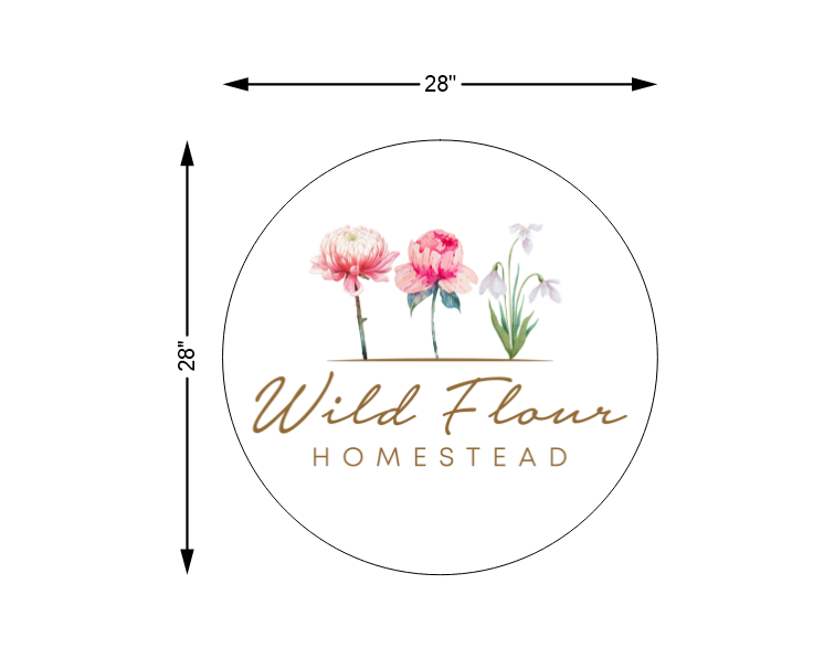 2D Blade Sign For Sarah Peters