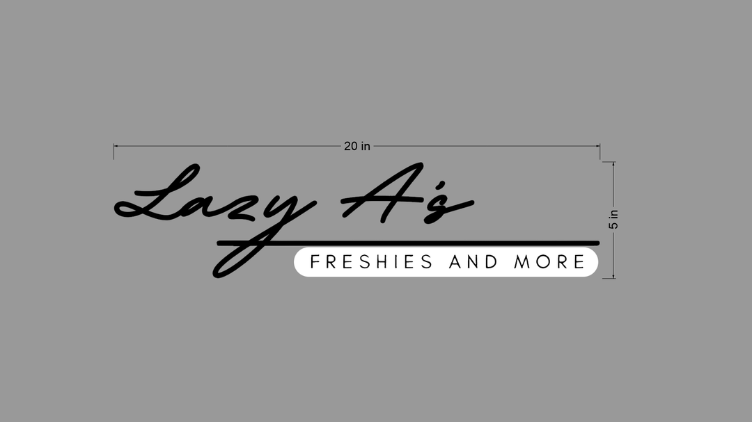 10mm acrylic sign for Arianna Dastillon