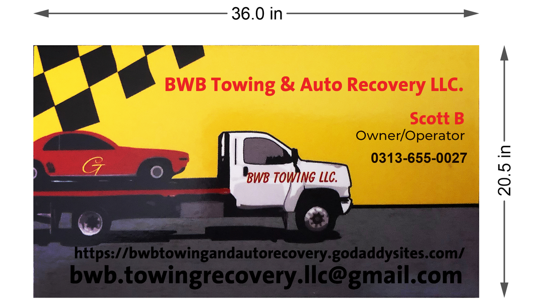 3d Acrylic Frontlit  Sign Scott Bruner