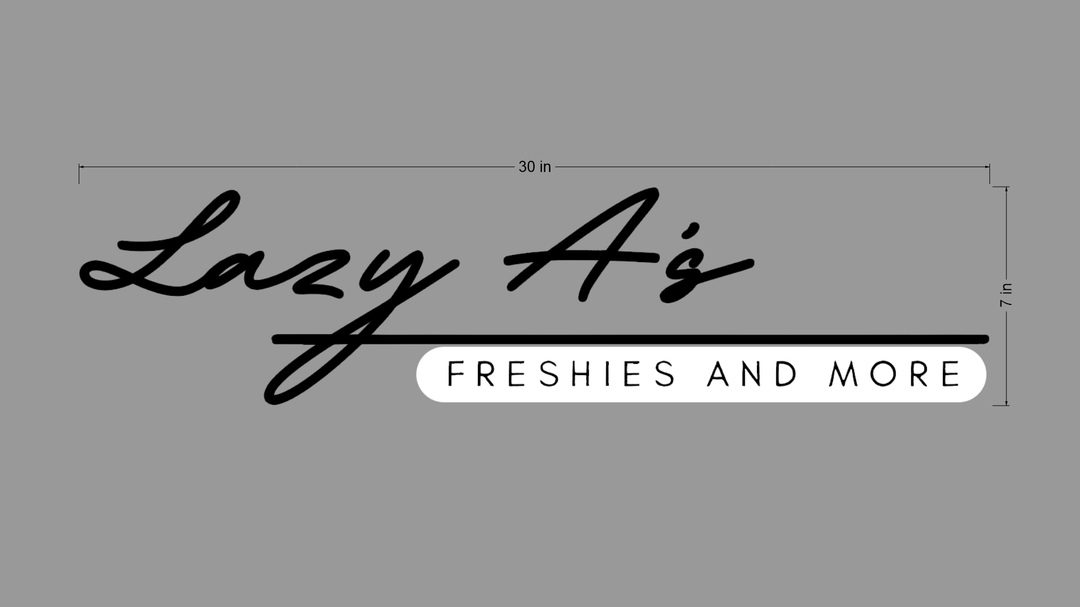 10mm acrylic sign for Arianna Dastillon