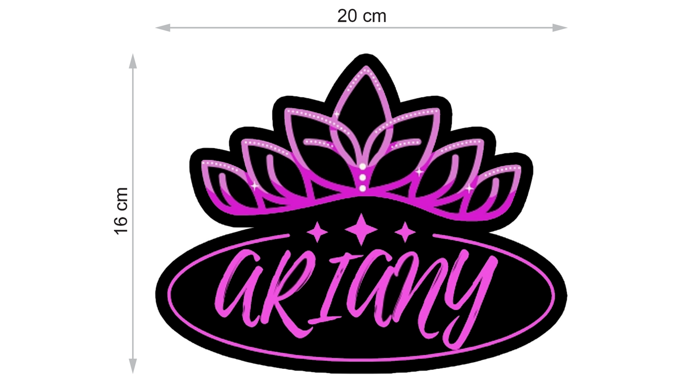 UV Metal Sign for Efraín