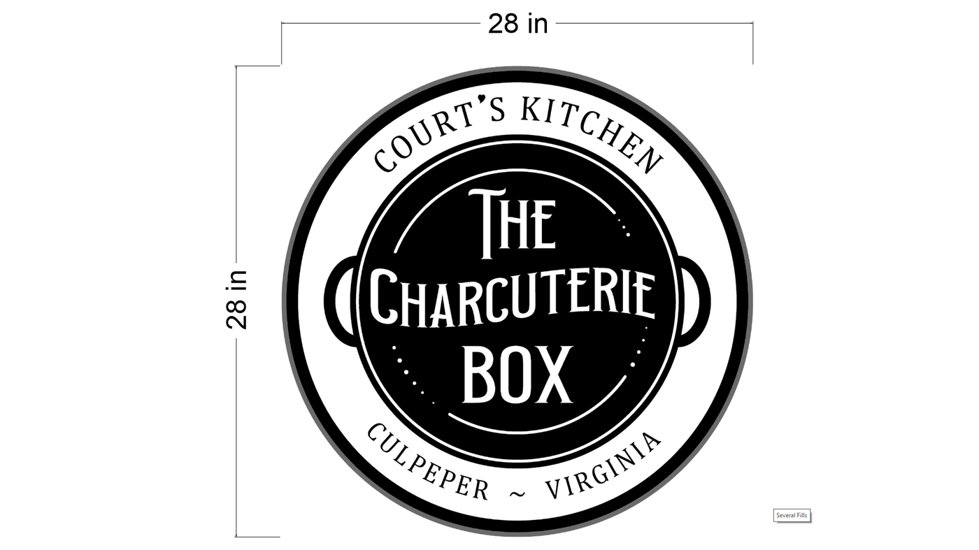 10mm Acrylic Sign For Courtney Simpson