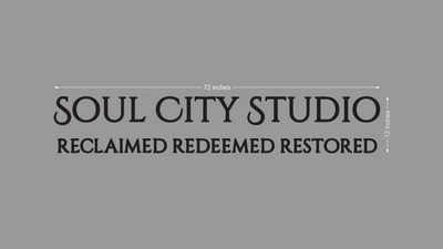 3d metal backlit for Soul City Studoi