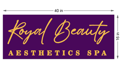 Business signage for Monica Adams