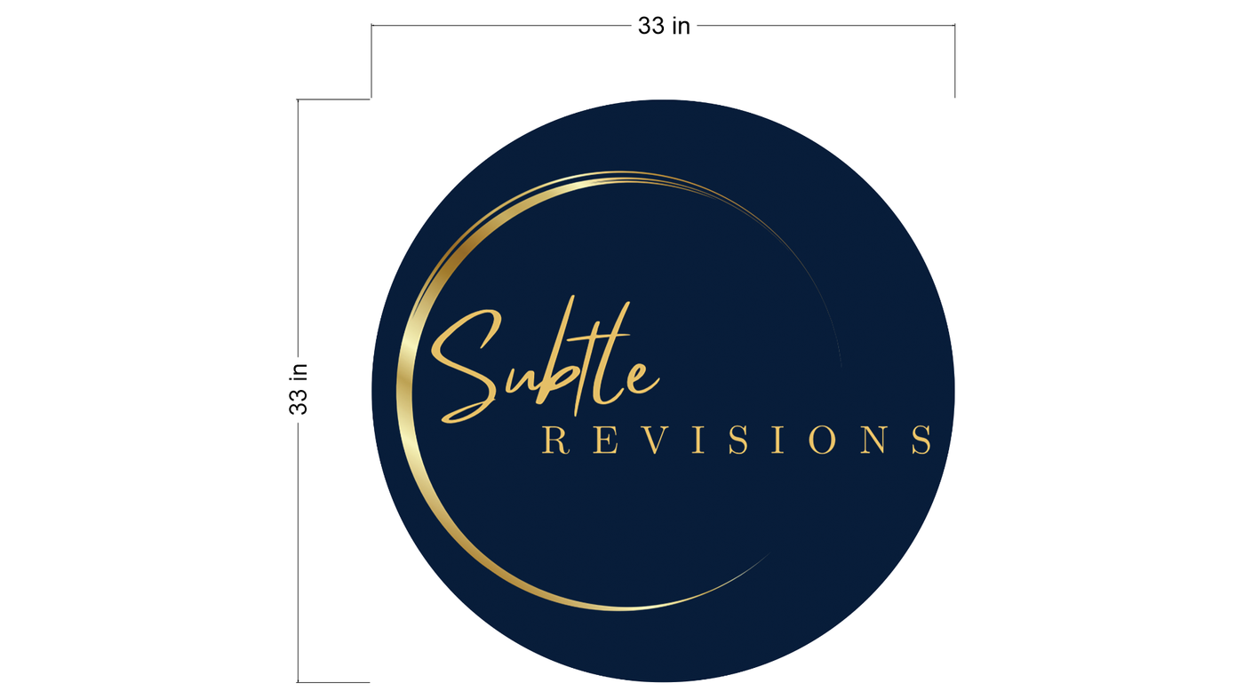 Business signage for Courtney Plotts