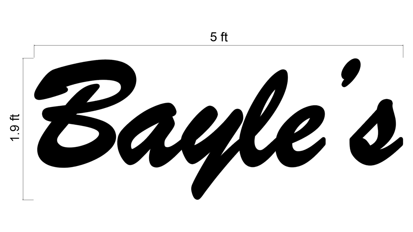 Business signage for Andrew Ray