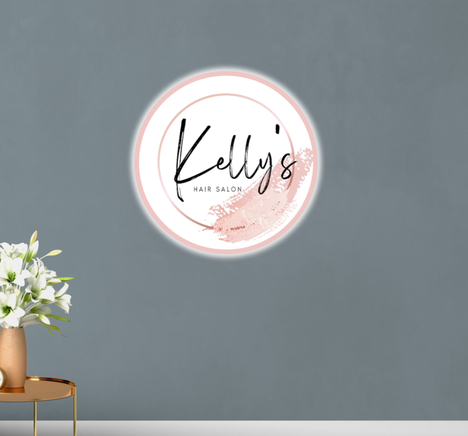 Neon acrylic for Kelly