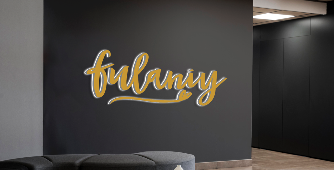 Business signage for Ashley NDakpri