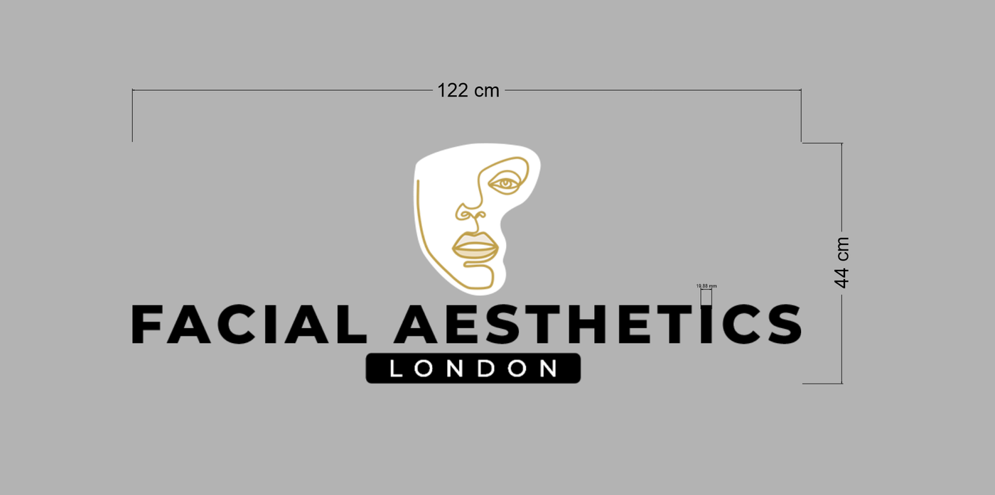 3D Metal Backlit Sign for Michelle Tyrrell