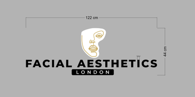 3D Metal Backlit Sign for Michelle Tyrrell