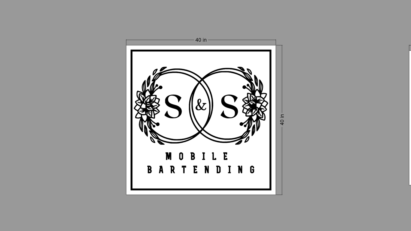 Business signage for Sarah Flores