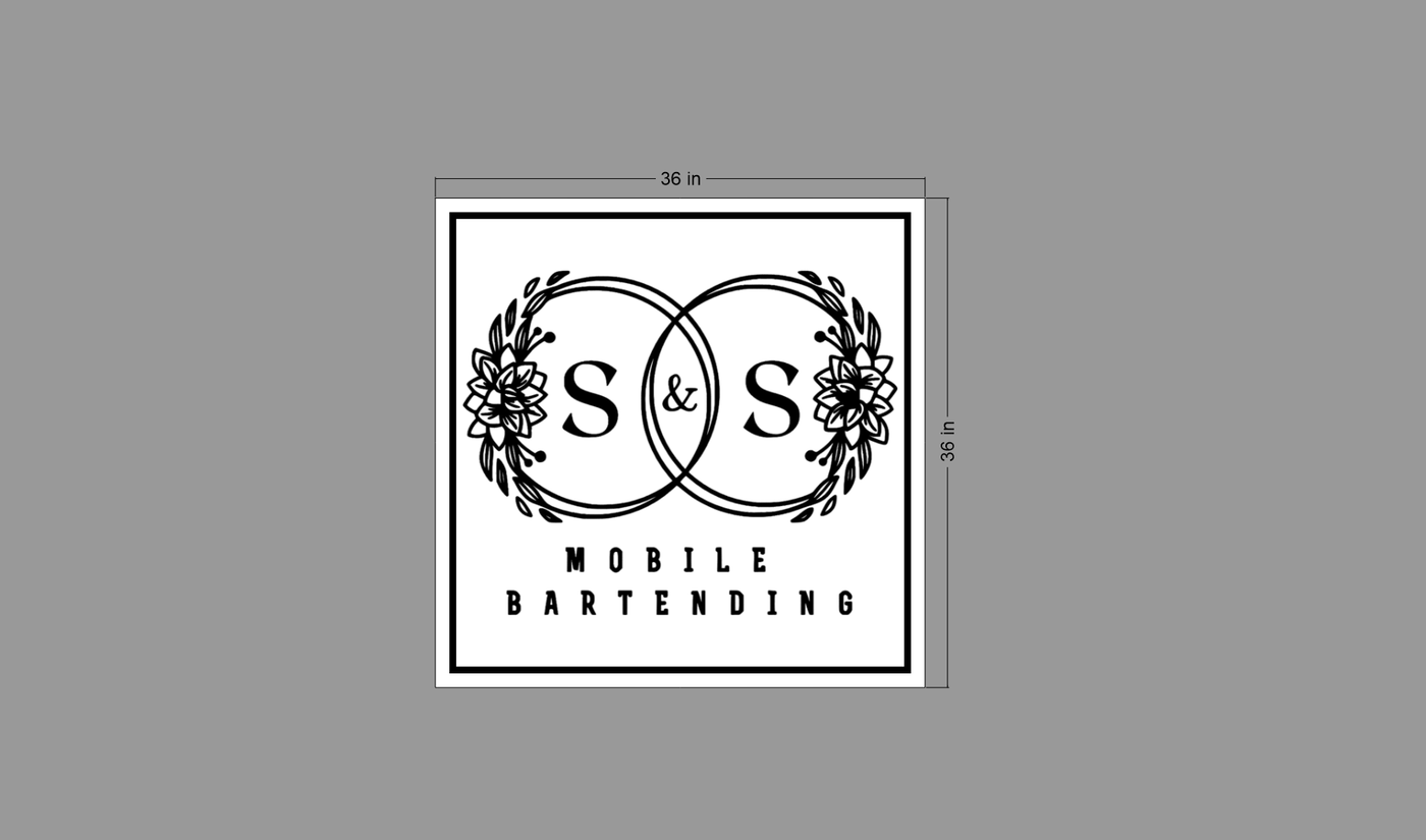 Business signage for Sarah Flores