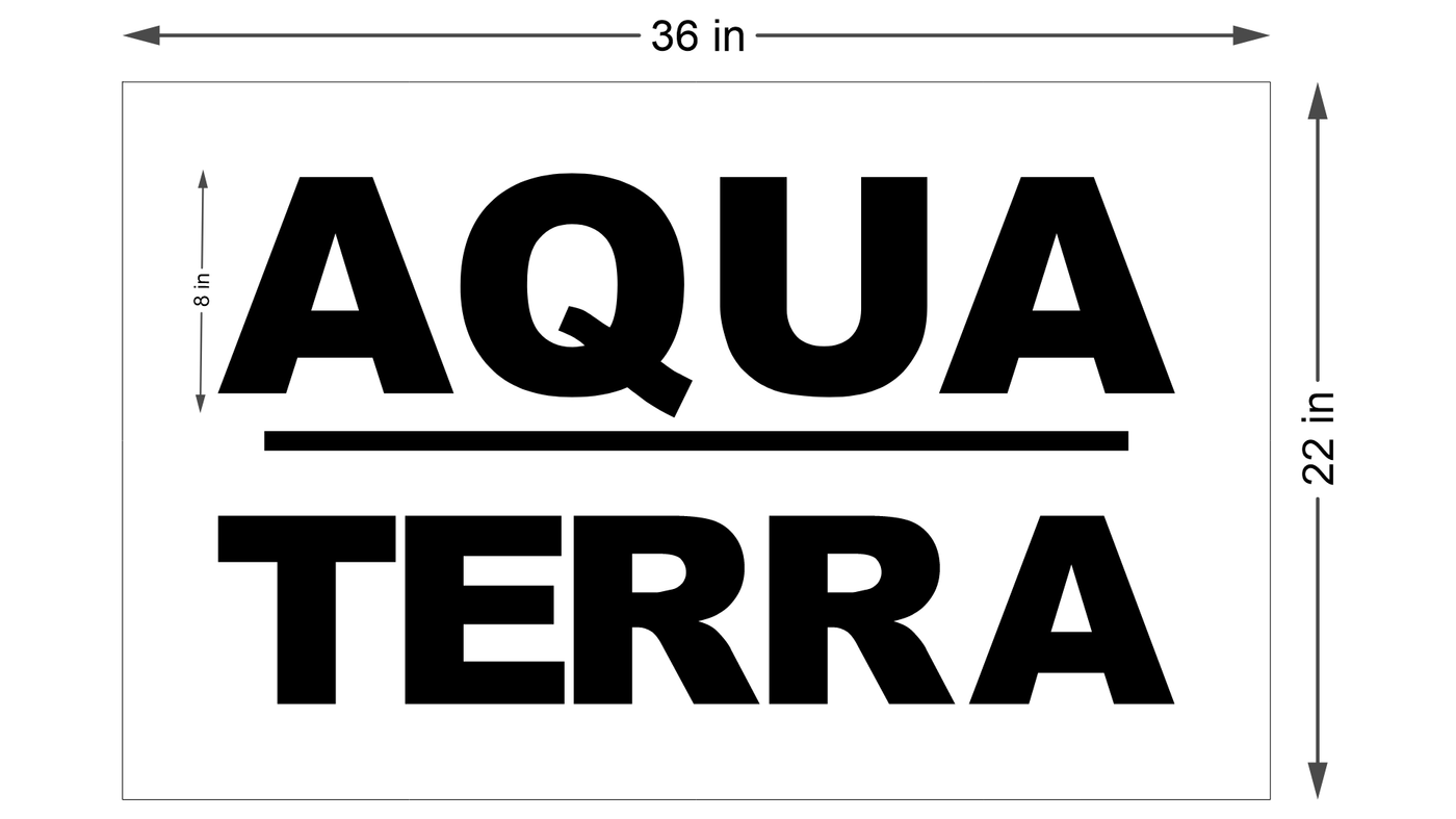 Aluminum Letters with Wooden Grain Steel Backboard for Dirk Schmidt