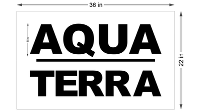 Aluminum Letters with Wooden Grain Steel Backboard for Dirk Schmidt