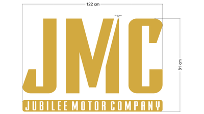 3D UV Metal Back Lit  Sign for Mr George Cartmell