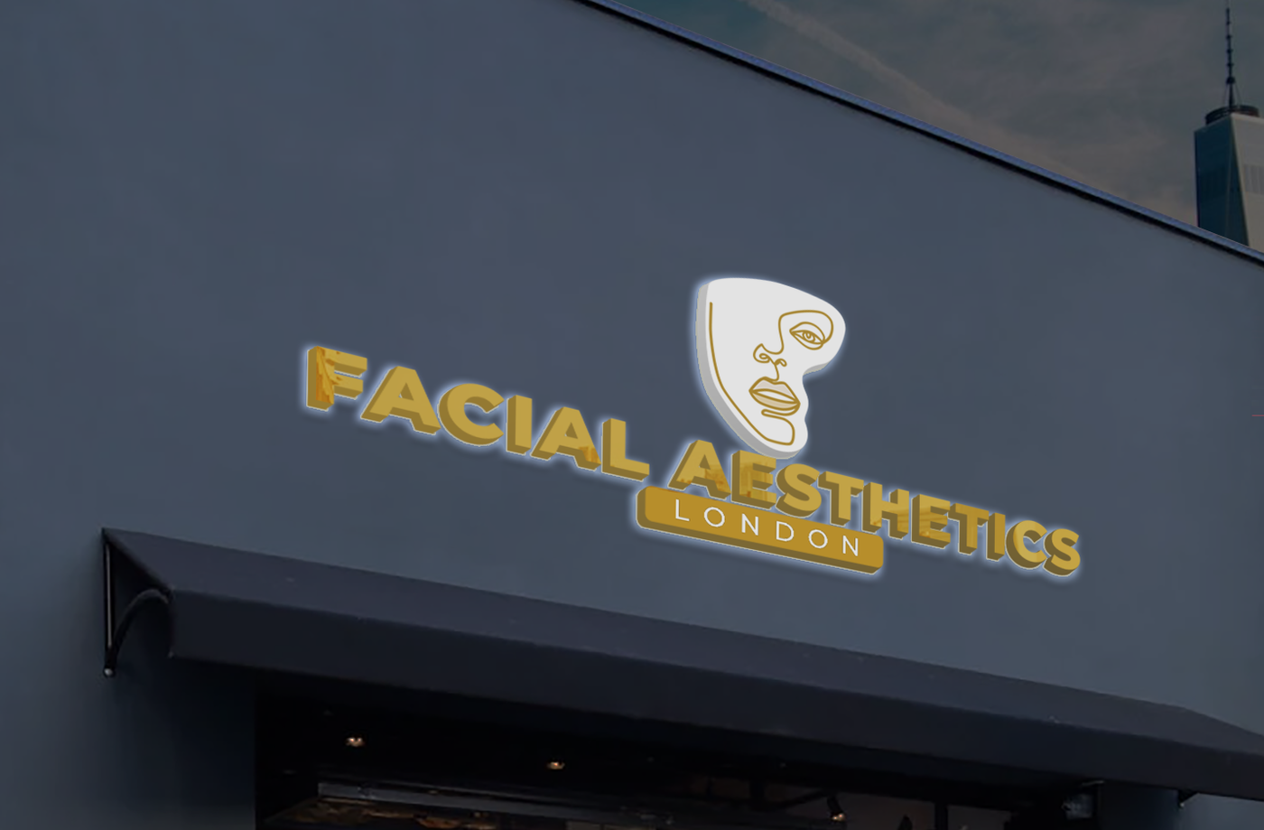 3D Metal Backlit Sign for Michelle Tyrrell