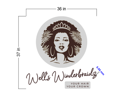 5MM UV Metal Sign for Wellmon Garley