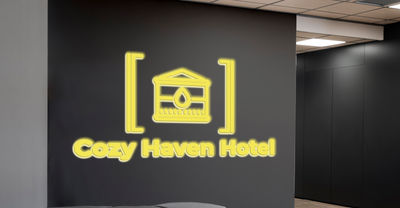 3D Acrylic Double-lit Sign For Eden Moshi