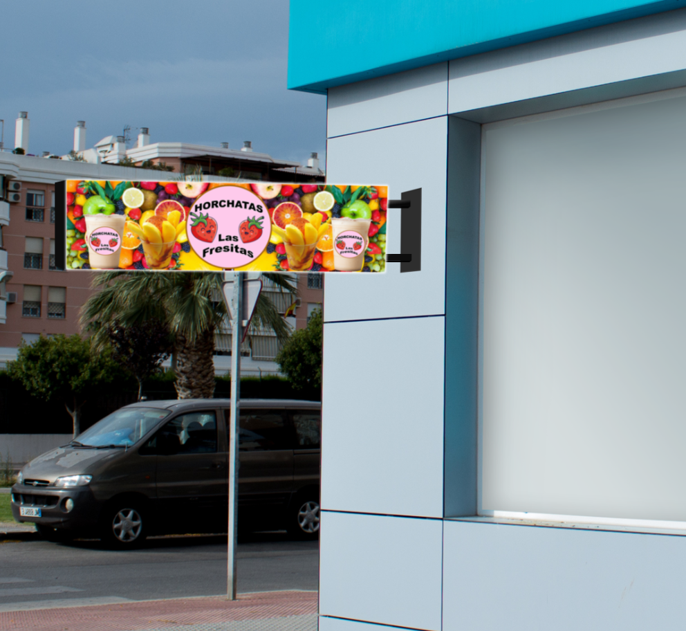 Business signage for Carlos Gonzales