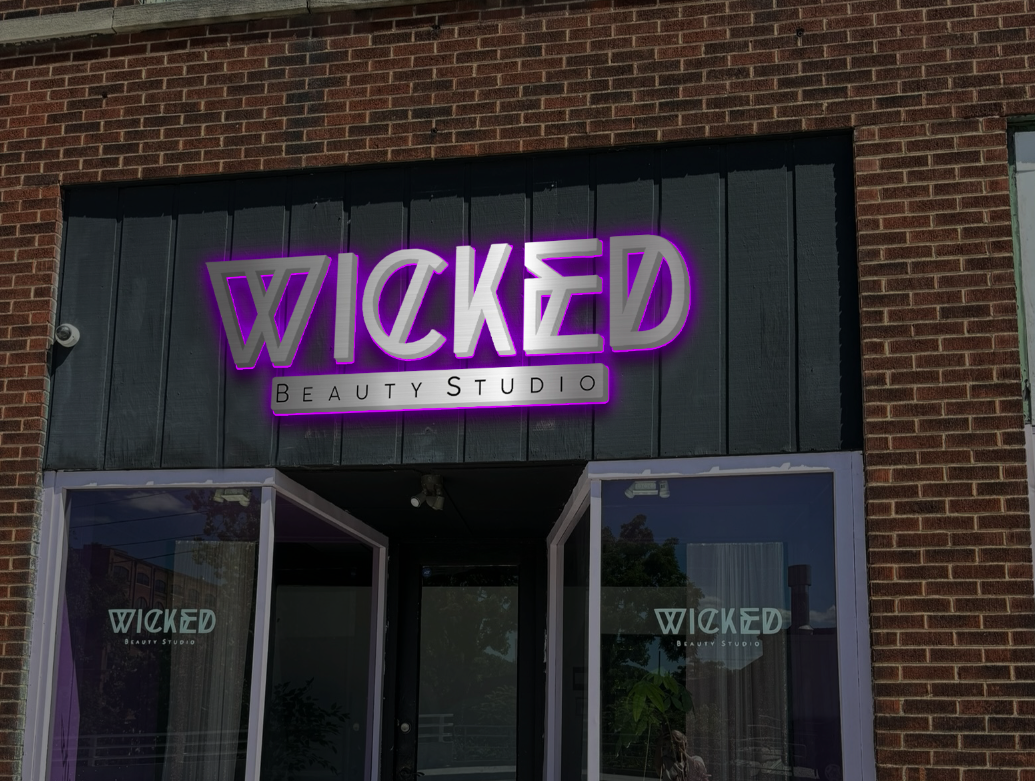 3D Metal Backlit Sign for Terra Redford