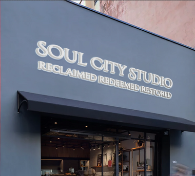 3d metal backlit for Soul City Studoi