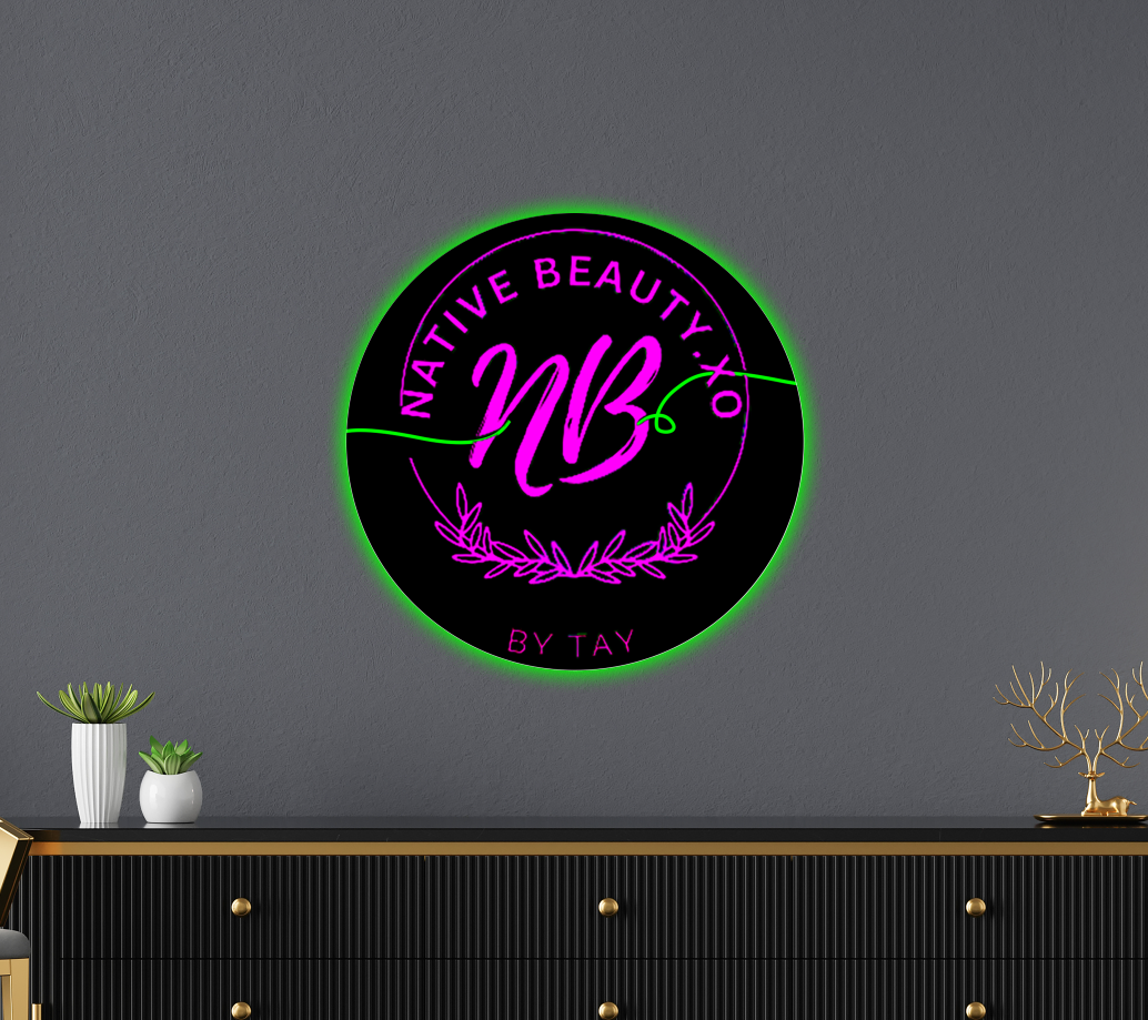 Neon acrylic for Taylor Chavis