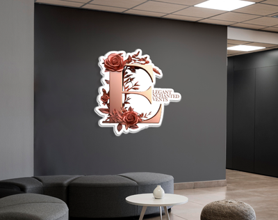 3D UV Metal Backlit sign for Daliah Boney