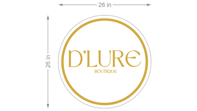 Neon Acrylic Sign for Tugba