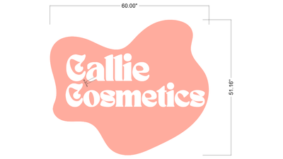 3d acrylic doublelit with backboard for Gabrielle Pollock