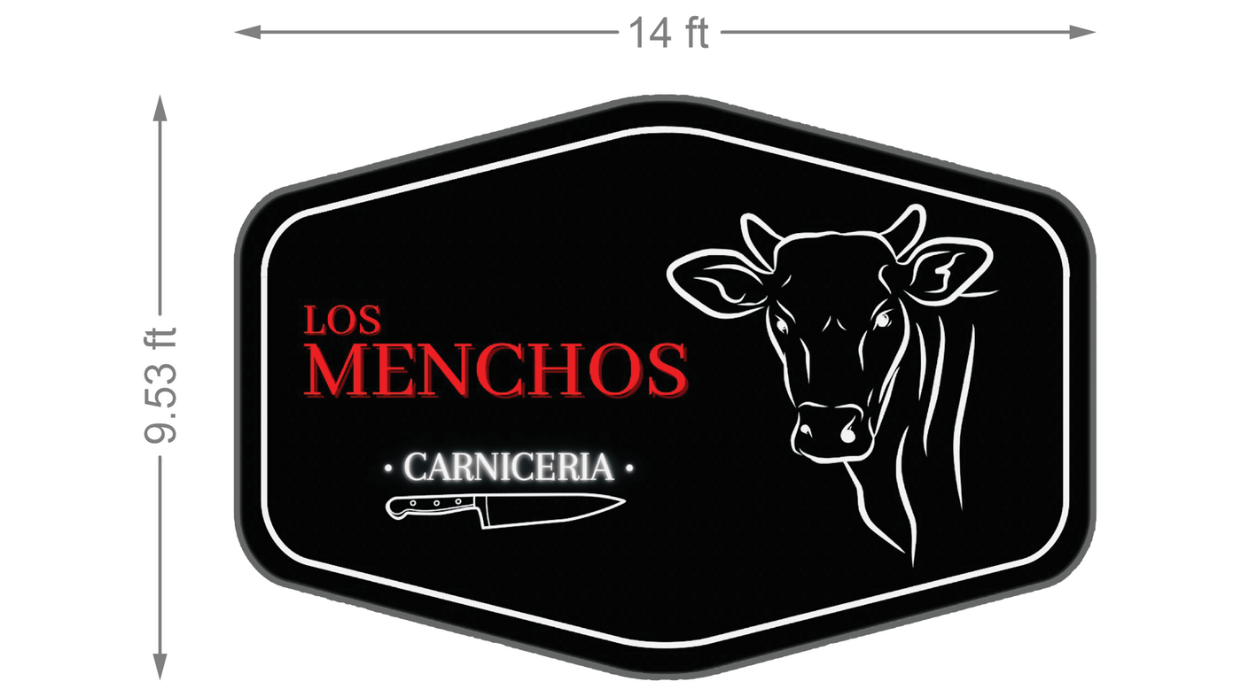 Business signage for Carina buenrrostro