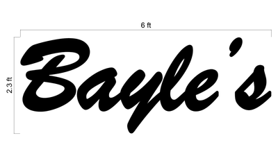 Business signage for Andrew Ray