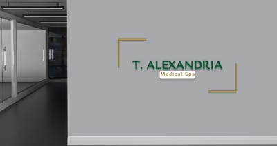 10mm acrylic sign for Tracee Wilson