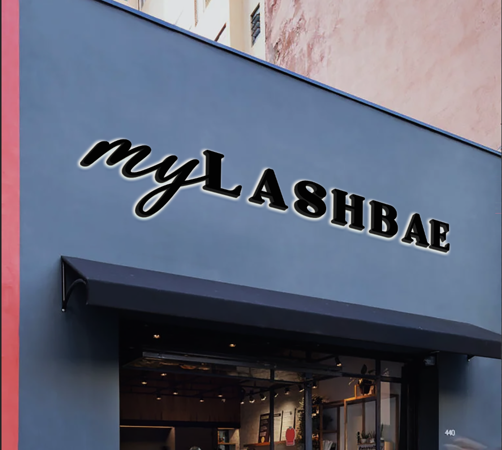 3D Metal Back-lit Sign For Larissa Preszler