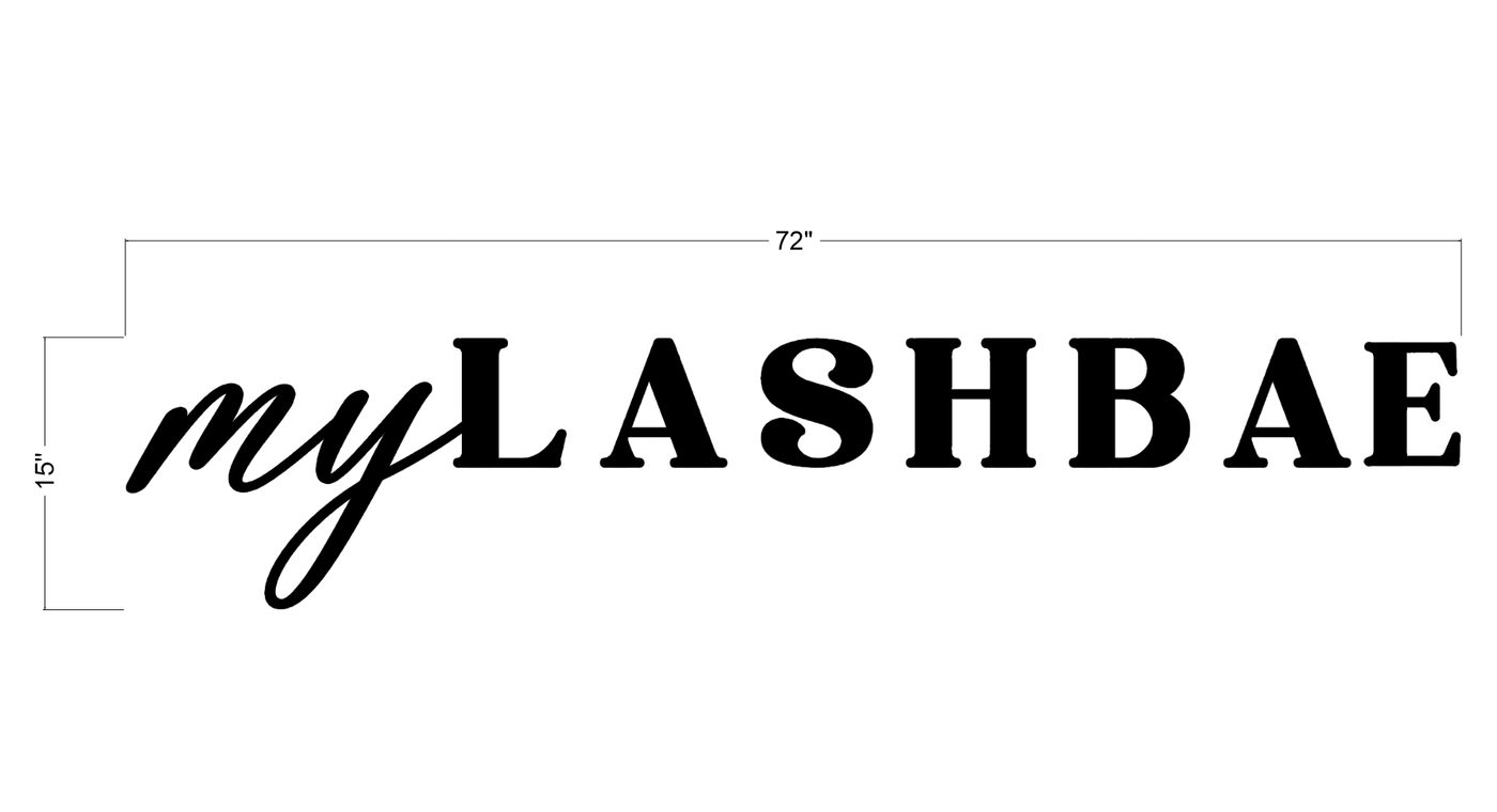 3D Metal Back-lit Sign For Larissa Preszler