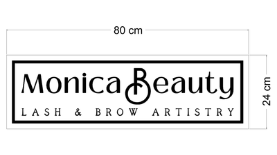 Neon acrylic for Monica Varaschin