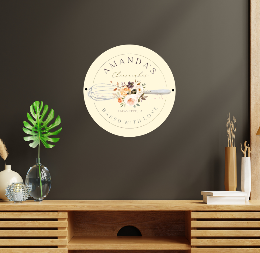 UV Acrylic Non-lit Sign For Amanda Hanks