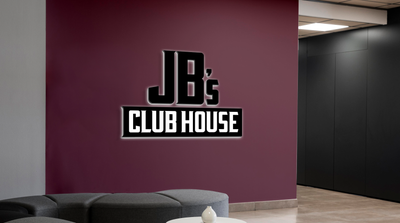 3D UV Metal Backlit Sign For Stephen haymes