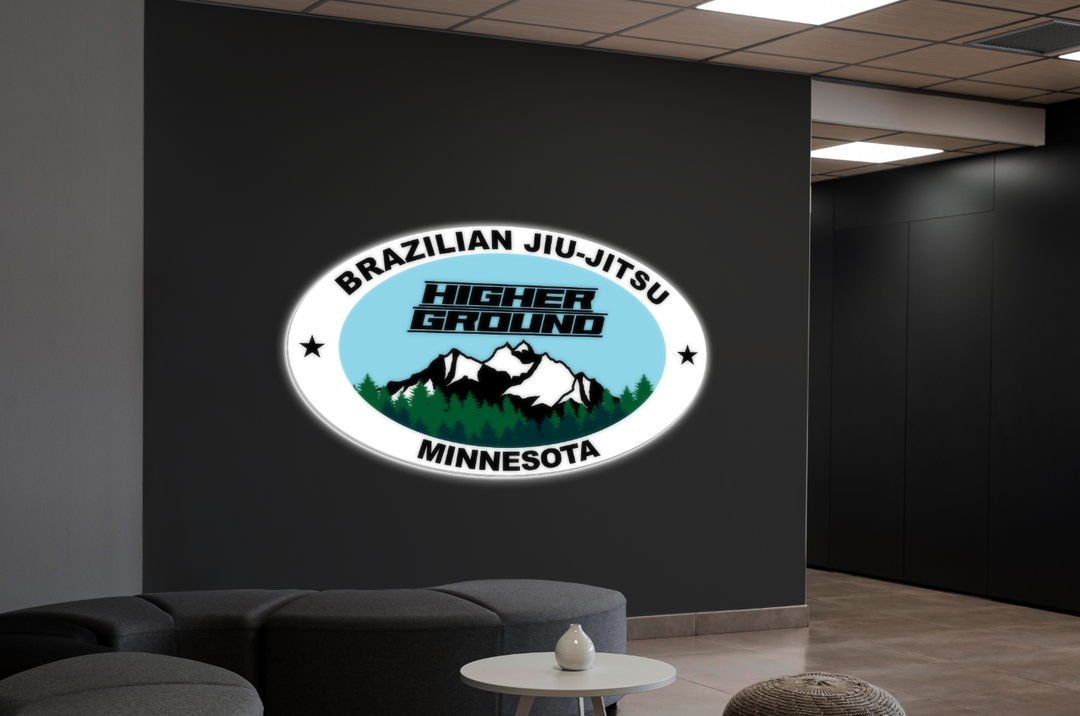 Business signage for Anna Golv