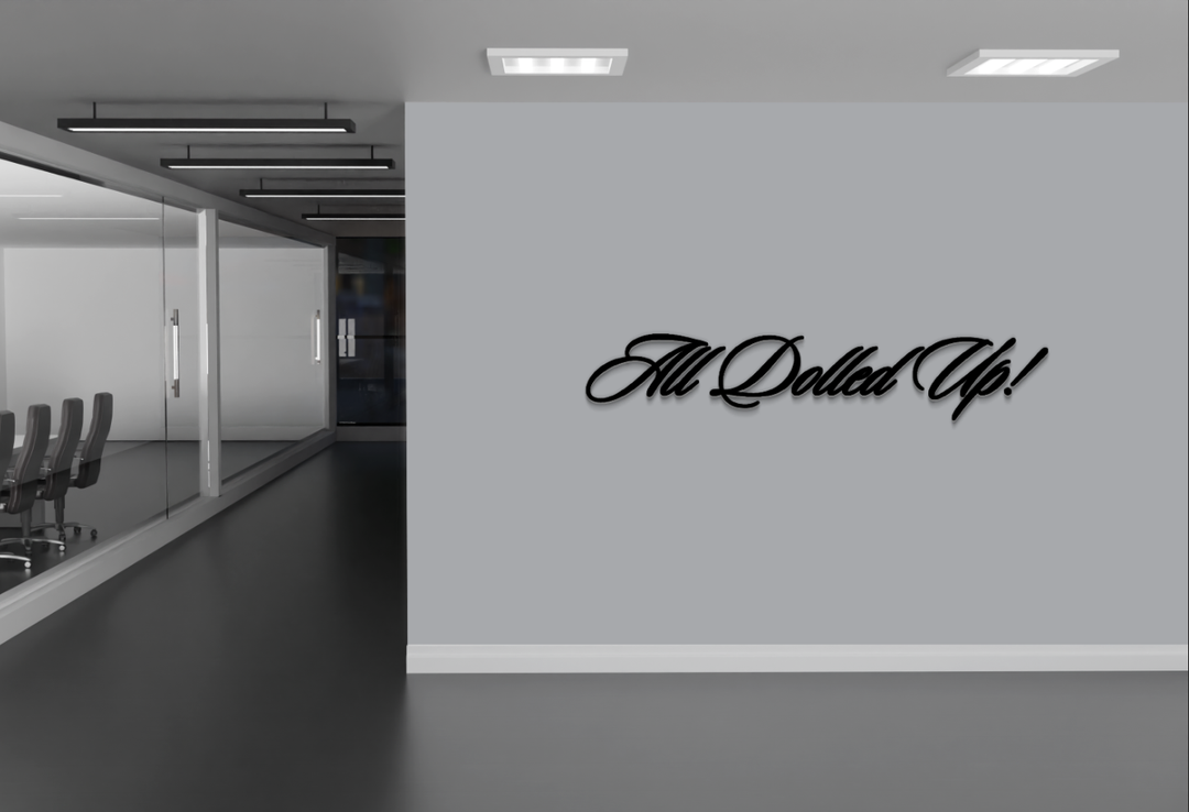5MM Metal Letters Sign For Christina Marie Russo