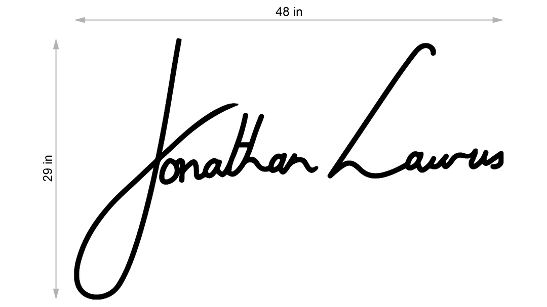 Business signage for jonathan