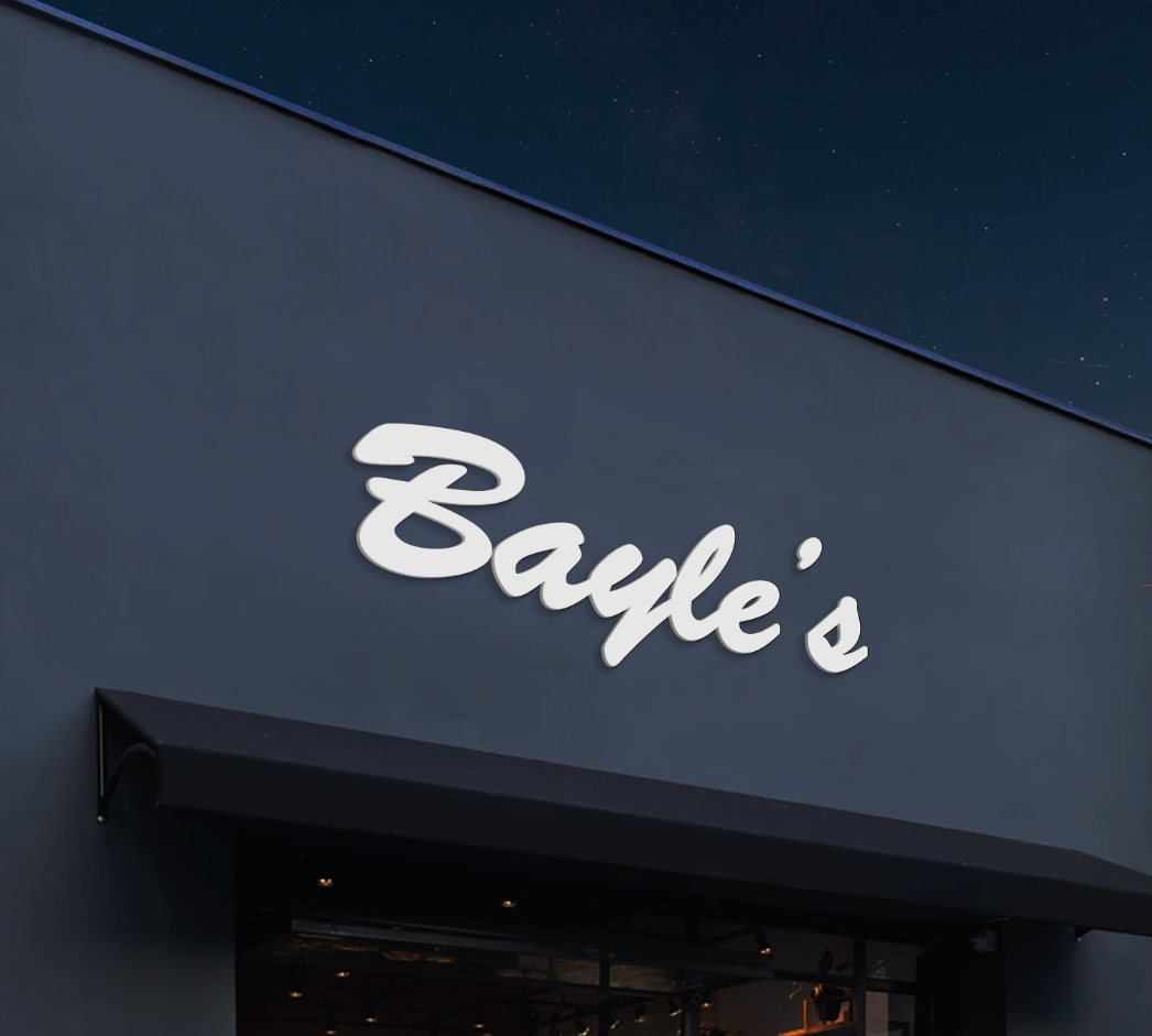 Business signage for Andrew Ray