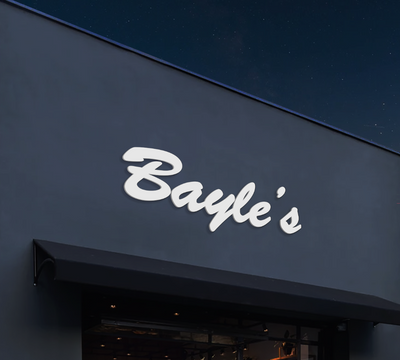 Business signage for Andrew Ray
