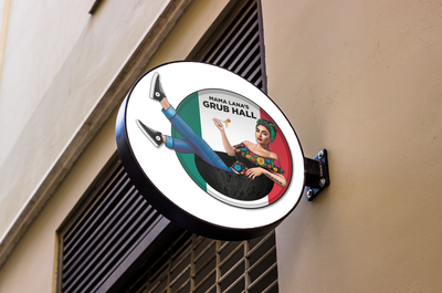 Business signage for Leanah Nau
