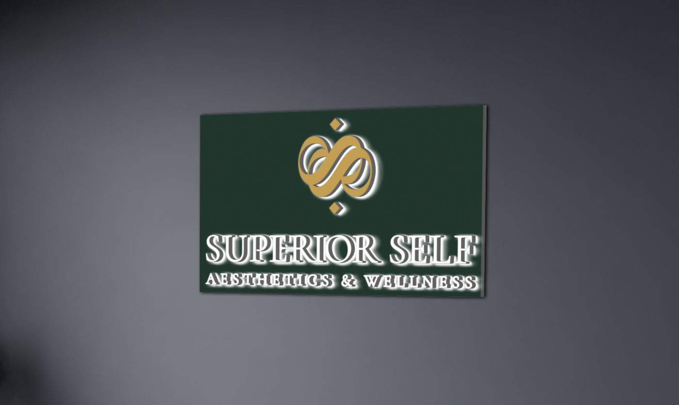 3d Metal Backlit signs for Nicole Restua