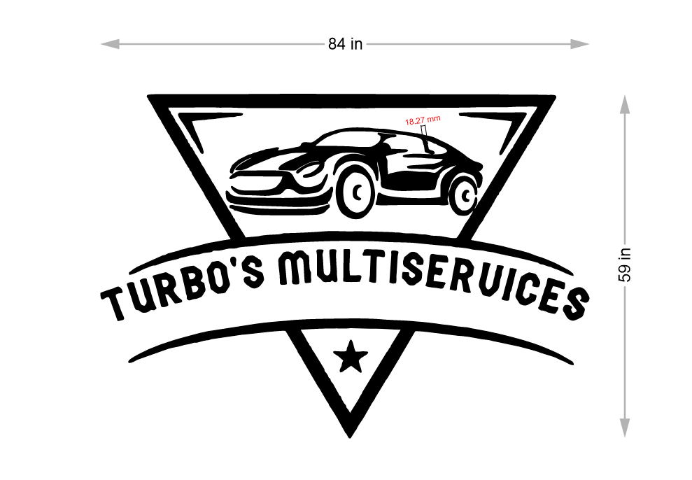 3D Acrylic Frontlit sign for Carolina