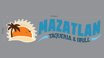 UV Acrylic Double Lit Sign for Lizette Cazarez